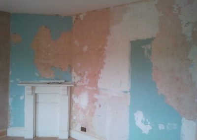 preparing a wall for plastering