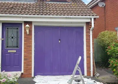 repainted domestic doors