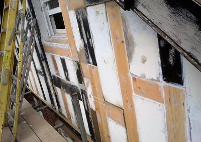 repainting timber frame