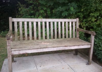 bench outside