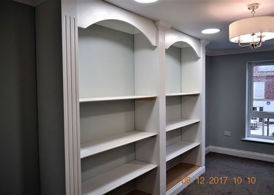 white smart inset shelves
