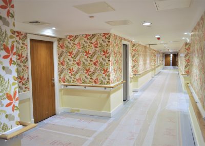 corridor in nursing home