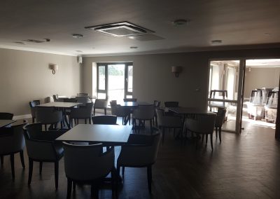 dining room in nursing home