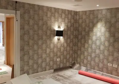 up and down light on wallpaper