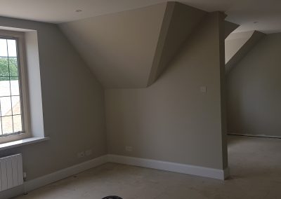grey bedroom painting