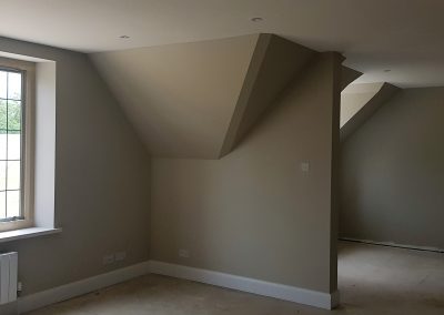 grey painted walls