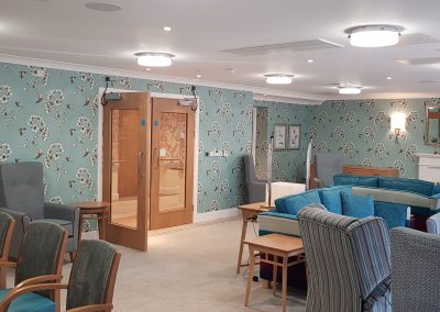 social room in nursing home