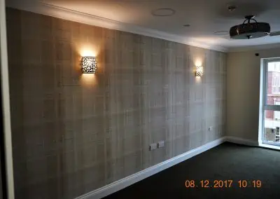 checked wallpaper