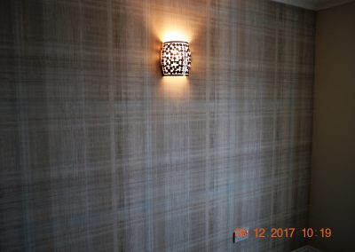checked wallpaper with light